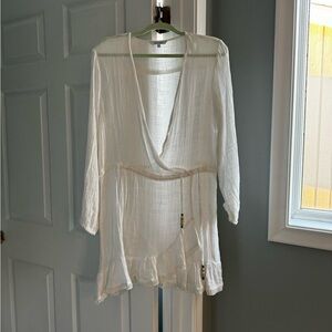 White Sheer Women's Swim Cover-Up